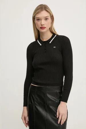 Tommy Hilfiger Sweter z domieszką wełny damski kolor lekki DW0DW19887