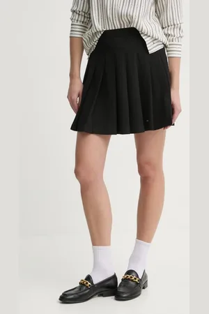 Tommy Hilfiger Spódnica kolor mini rozkloszowana WW0WW43880