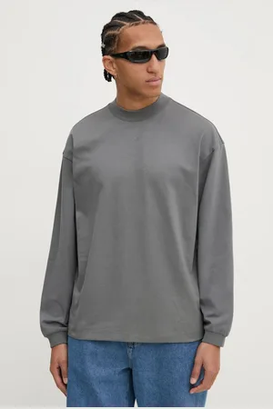 HUGO BOSS Longsleeve bawełniany kolor gładki 50511029