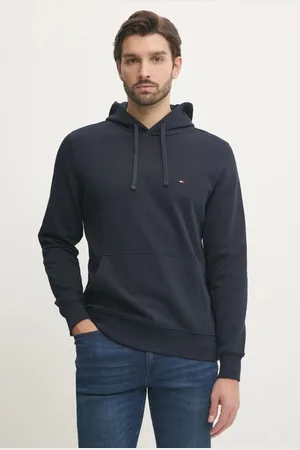 Tommy Hilfiger Bluza bawełniana męska kolor z kapturem melanżowa MW0MW37235