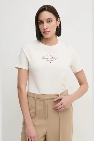Tommy Hilfiger T-shirt bawełniany damski kolor WW0WW43895
