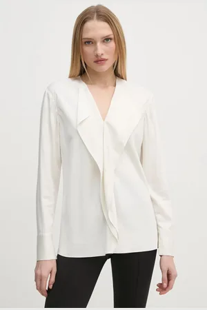 Calvin Klein Bluzka damska kolor gładka K20K208067