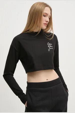 Calvin Klein Longsleeve bawełniany kolor J20J224991
