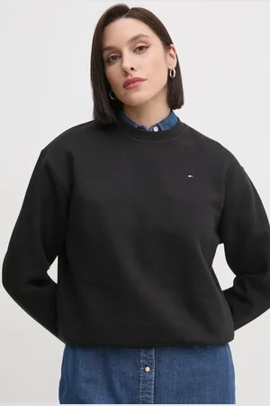 Tommy Hilfiger Bluza bawełniana damska kolor gładka