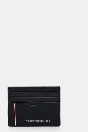 Tommy Hilfiger Etui na karty skórzane kolor AM0AM13041