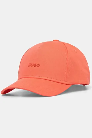 HUGO BOSS Czapka z daszkiem bawełniana kolor z aplikacją 50519255