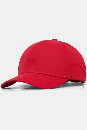 HUGO BOSS Czapka z daszkiem bawełniana kolor z aplikacją 50519255