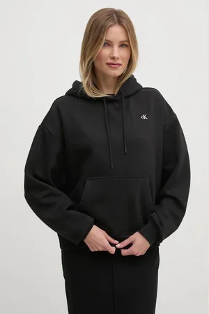 Calvin Klein Bluza damska kolor z kapturem z nadrukiem J20J224739