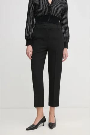 Tommy Hilfiger Spodnie damskie kolor proste high waist WW0WW44090