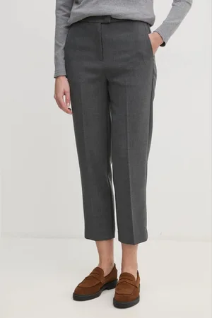 Tommy Hilfiger Spodnie damskie kolor proste high waist WW0WW44090