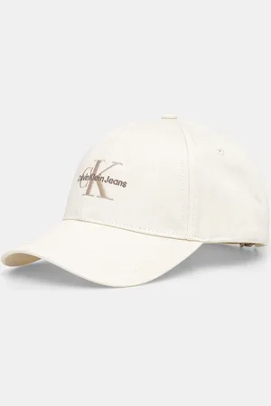 Calvin Klein Czapka z daszkiem bawełniana kolor z aplikacją K60K612317