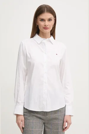 Tommy Hilfiger Koszula damska kolor regular z kołnierzykiem klasycznym WW0WW44084
