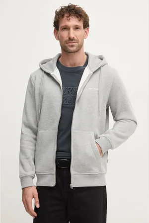Pepe Jeans Bluza DAMIAN ZIP męska kolor z kapturem gładka PM582752
