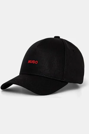 HUGO BOSS Czapka z daszkiem bawełniana kolor z aplikacją 50519255