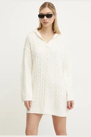 Abercrombie & Fitch Sukienka z domieszką wełny kolor mini oversize KI159-5097