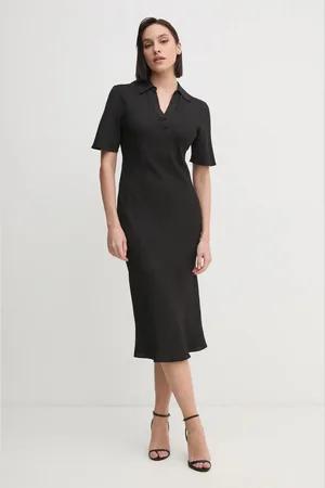 Calvin Klein Sukienka kolor maxi rozkloszowana K20K207867
