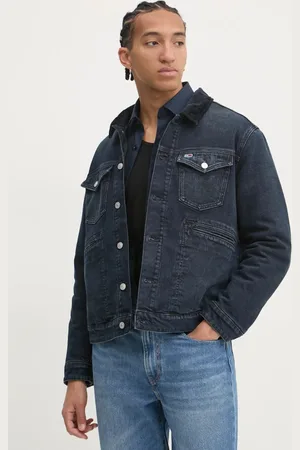 Tommy Hilfiger Kurtka jeansowa męska kolor przejściowa DM0DM20434