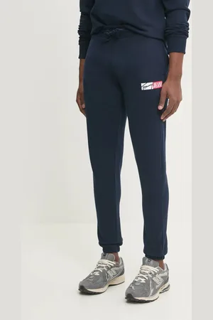 Tommy Hilfiger Spodnie dresowe bawełniane kolor z nadrukiem DM0DM20277