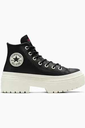 Converse Trampki skórzane Chuck Taylor All Star Lugged Heel damskie kolor A12328C