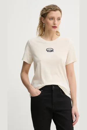 G-Star T-shirt bawełniany damski kolor D26417-C954