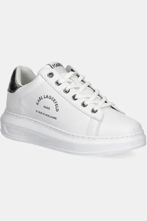 Karl Lagerfeld Sneakersy skórzane KAPRI kolor KL62538K