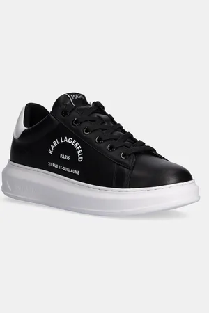 Karl Lagerfeld Sneakersy skórzane KAPRI MENS kolor KL52538K