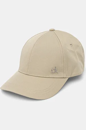 Calvin Klein Czapka z daszkiem bawełniana kolor z aplikacją K60K613102