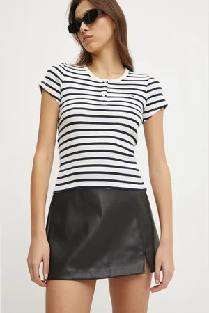 Hollister Spódnica kolor mini ołówkowa KI343-4164