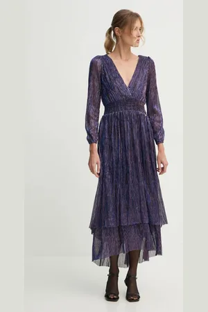 Pepe Jeans Sukienka ALTHEA kolor midi rozkloszowana PL953637