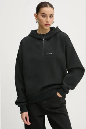 Converse Bluza polarowa kolor z kapturem gładka 10026038-A05