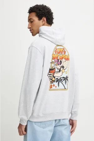 Vans Bluza męska kolor z kapturem z nadrukiem VN000KHY1QI1