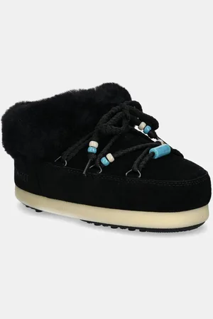 Moon Boot Kapcie zamszowe MB EVX MULE SUEDE BEADS kolor 80D1470040 NN13