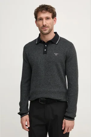 Barbour Sweter z domieszką wełny męski kolor MKN1631CH91