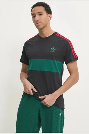 adidas T-shirt bawełniany 3S PANEL TEE męski kolor wzorzysty JP1272