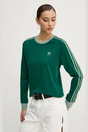 adidas Longsleeve bawełniany 3-Stripes JC5775