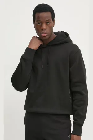Calvin Klein Bluza męska kolor z kapturem gładka J30J326776