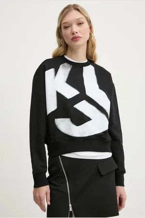 Karl Lagerfeld Bluza bawełniana damska kolor z nadrukiem A1W20022