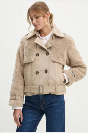 Pepe Jeans Trencz FIONA damski kolor przejściowy oversize PL402500