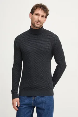Lindbergh Sweter bawełniany kolor z golferm 30-804052A
