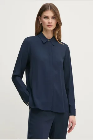 Tommy Hilfiger Koszula damska kolor relaxed z kołnierzykiem klasycznym WW0WW44045