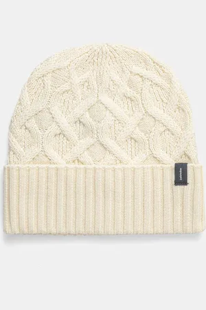 Icebreaker Czapka Merino Cable Knit kolor wełniana IB0A573G0001