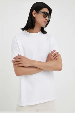 American Vintage T-shirt bawełniany kolor gładki