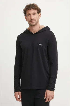 HUGO BOSS Longsleeve lounge kolor gładki