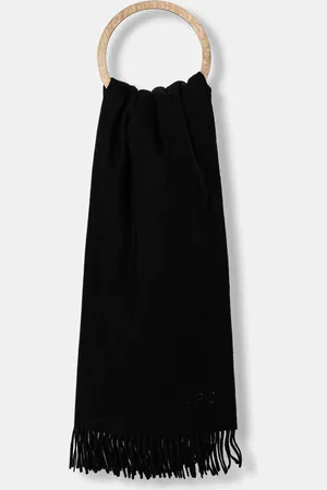 A.P.C. Szalik wełniany Echarpe Alix kolor gładki WOAFE.M15170-BLACK