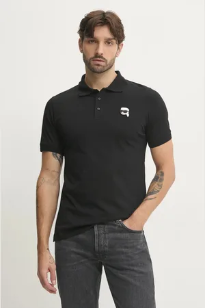 Karl Lagerfeld Polo bawełniane kolor z aplikacją 500224.745710