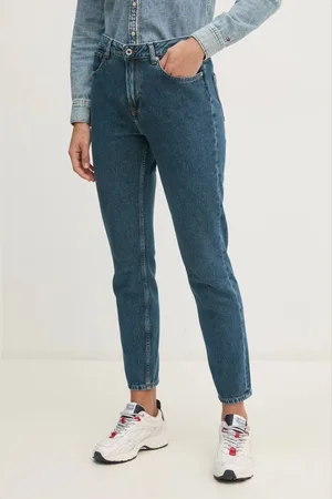 Pepe Jeans Jeansy TAPERED JEANS HW VIOLET damskie high waist PL204591EF2