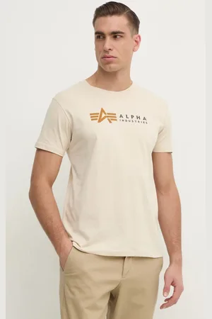 Alpha Industries T-shirt męski kolor z nadrukiem 118502PP