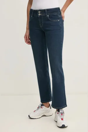 Pepe Jeans Jeansy STRAIGHT JEANS LW VENUS damskie high waist PL204848ED7