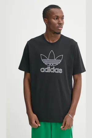 adidas T-shirt bawełniany OUTL TREF TEE męski kolor z aplikacją JP1088