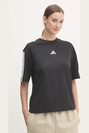 adidas T-shirt bawełniany Essentials damski kolor JC5960